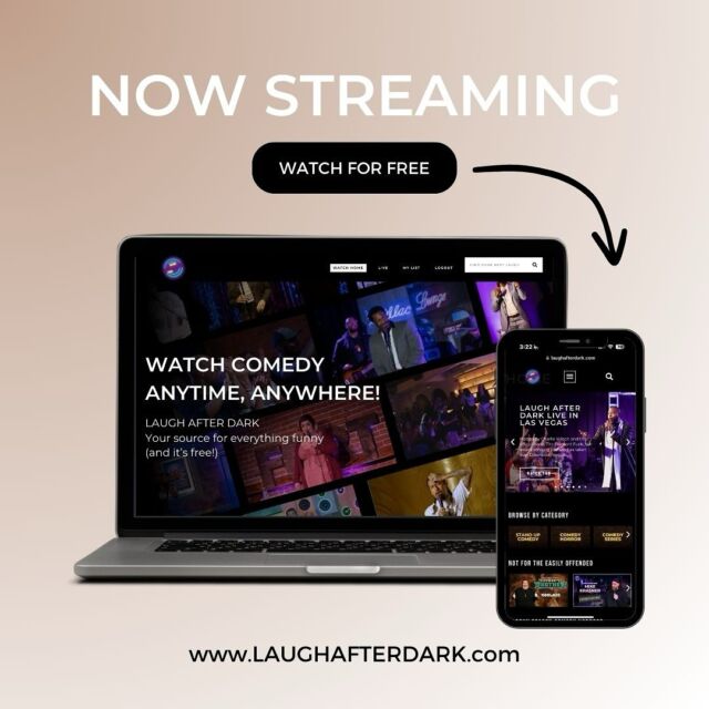 We did a thing…. It’s most definitely among our biggest things yet!
WE LAUNCHED OUR OWN STREAMER ▶️🍿
Welcome to the ALL NEW LaughAfterDark.com where you can watch comedy (not just standup!) anytime, anywhere and all completely free!! 
Over the past few years we’ve had the privilege of working with some pretty incredible filmmakers through @laughafterdarkcomedyfest and now we get to share their films, music videos, tv shows and more far and wide!! 
I would love it if you would check it out and share it was your friends who love to laugh!!